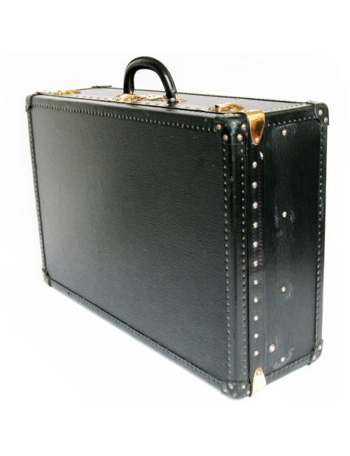 valise LOUIS VUITTON en cuir épi noir