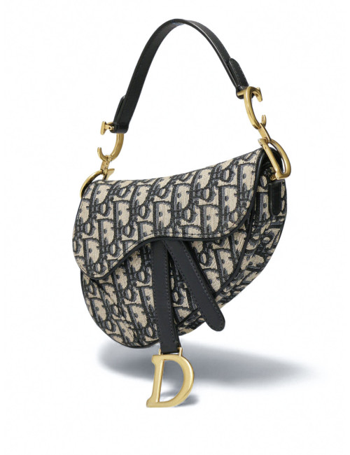 Mini Saddle bleu Dior