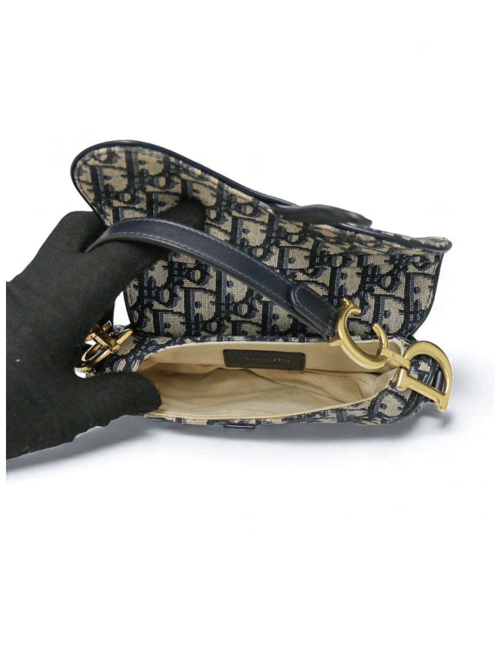 Mini Saddle bleu Dior