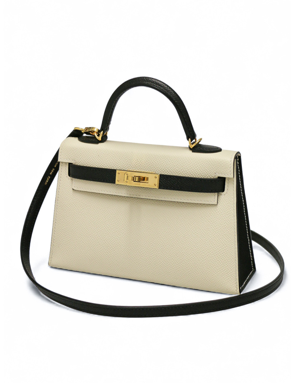 Kelly 20 Hermès veau Epsom bicolore