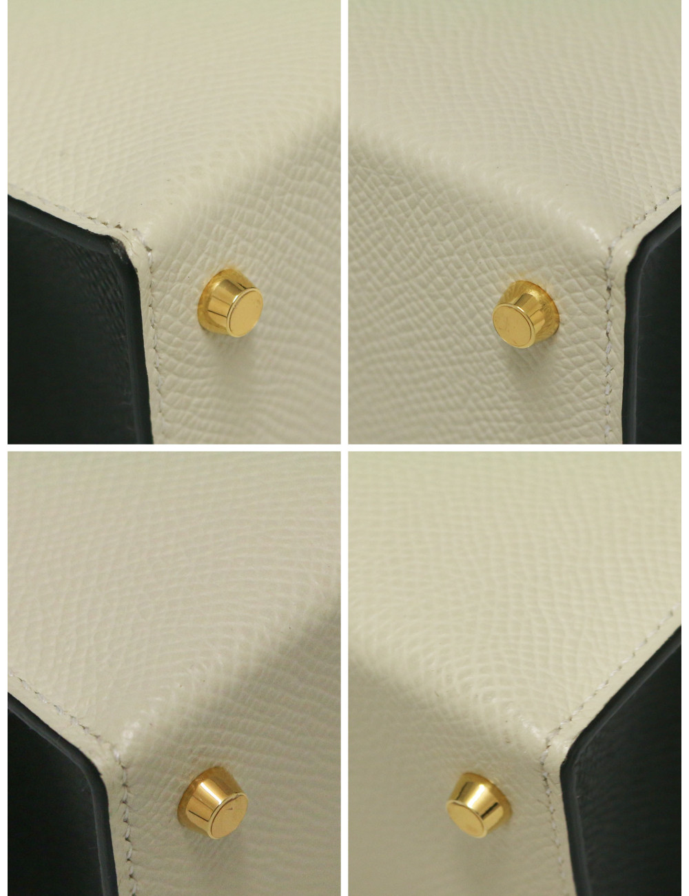 Kelly 20 Hermès veau Epsom bicolore