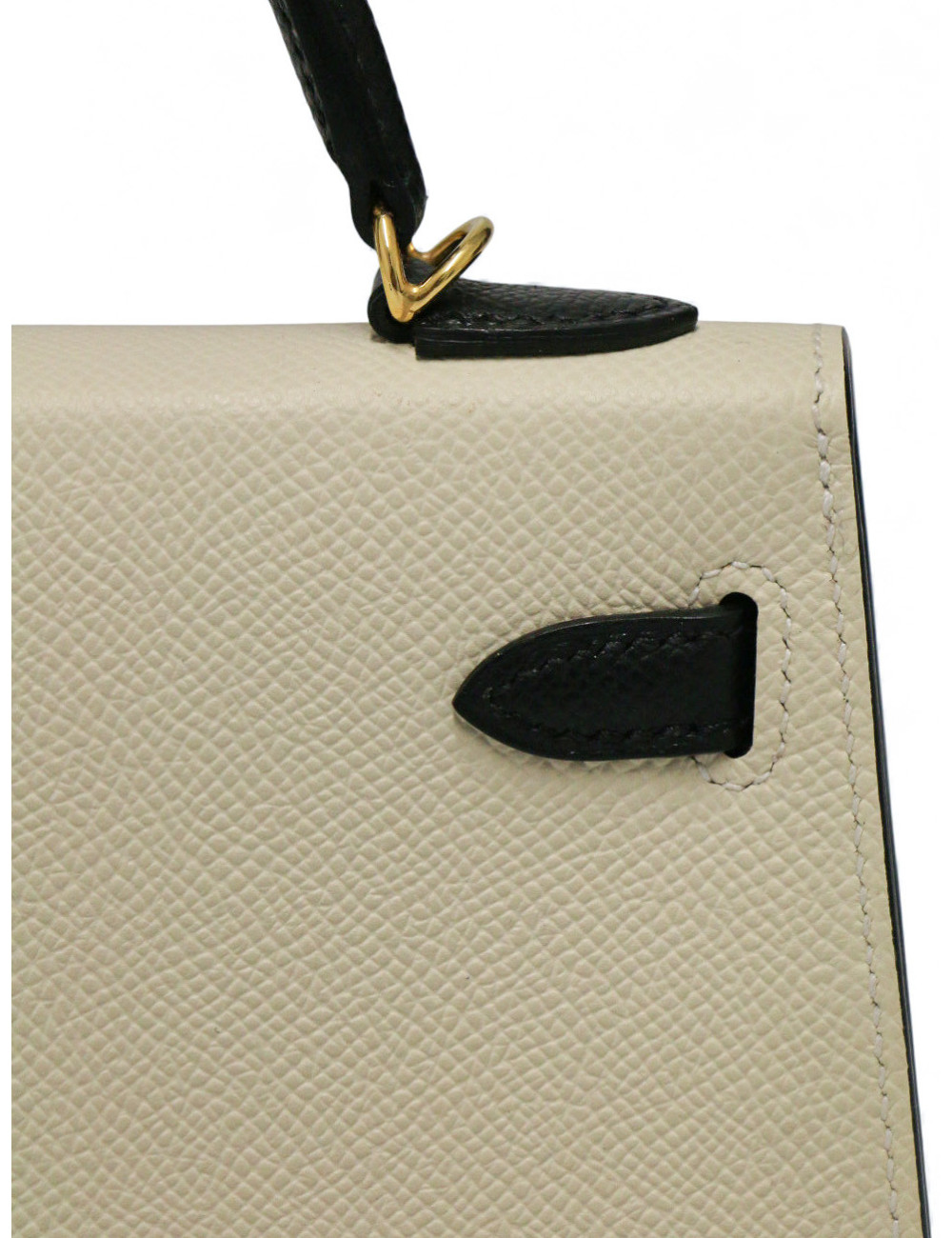 Kelly 20 Hermès veau Epsom bicolore