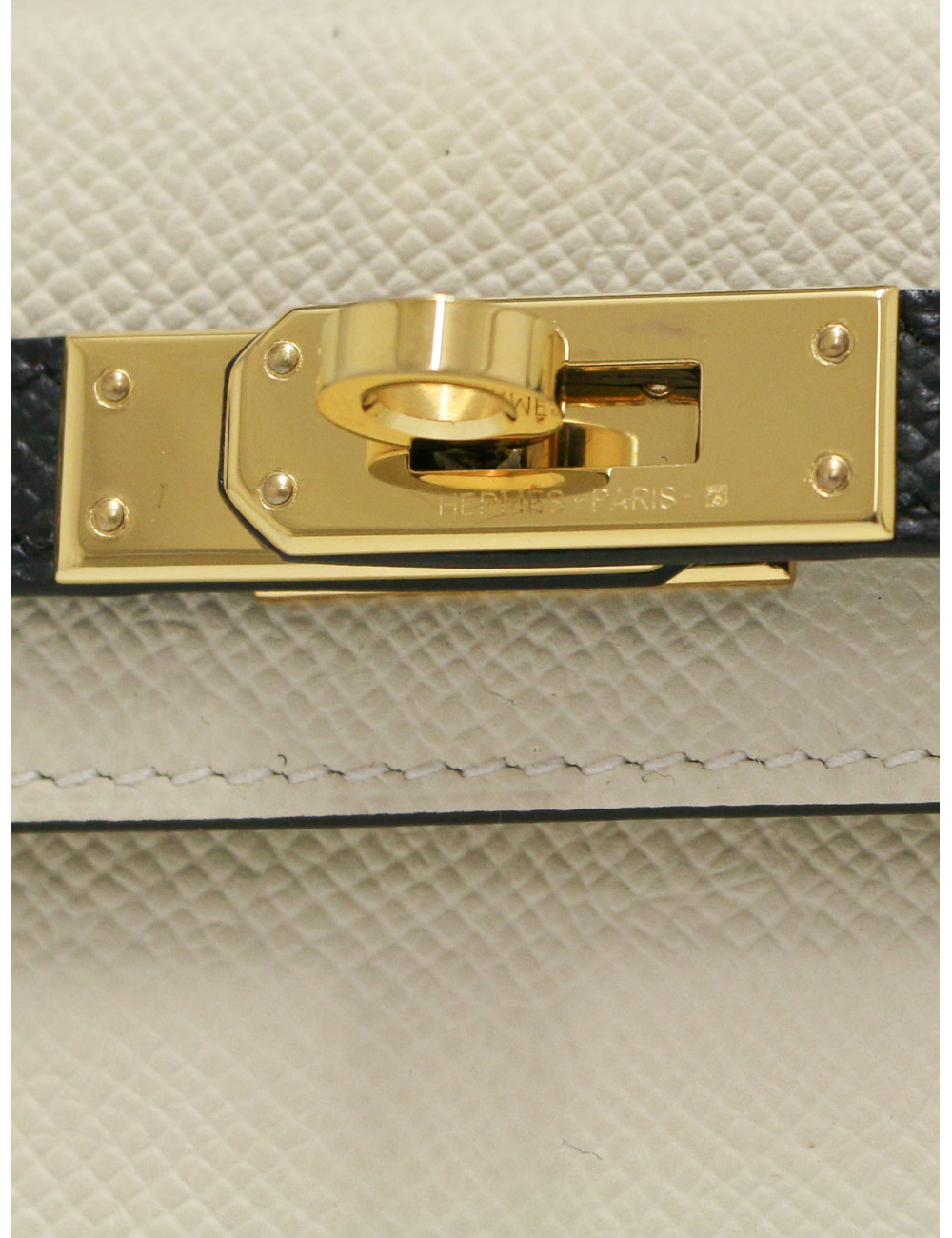 Kelly 20 Hermès veau Epsom bicolore