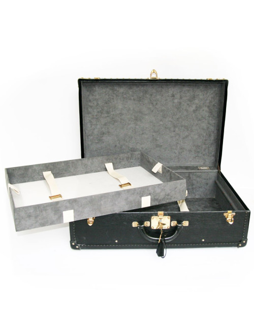 valise LOUIS VUITTON en cuir épi noir