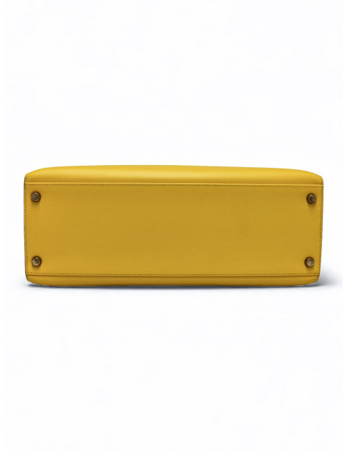 Kelly 32 jaune Hermès