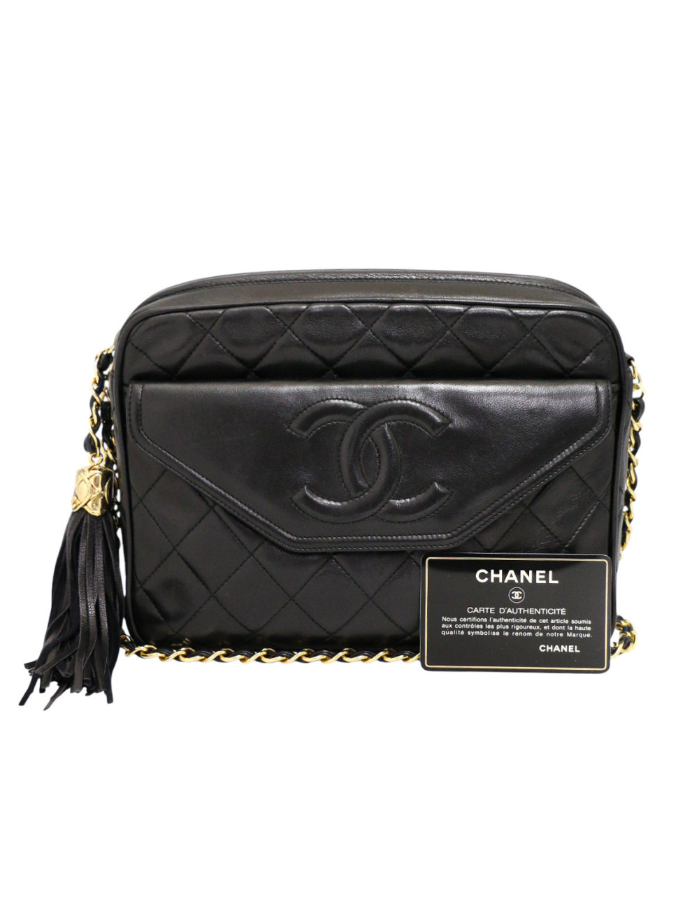 Sac Caméra noir Chanel vintage