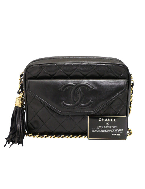 Sac Caméra noir Chanel vintage