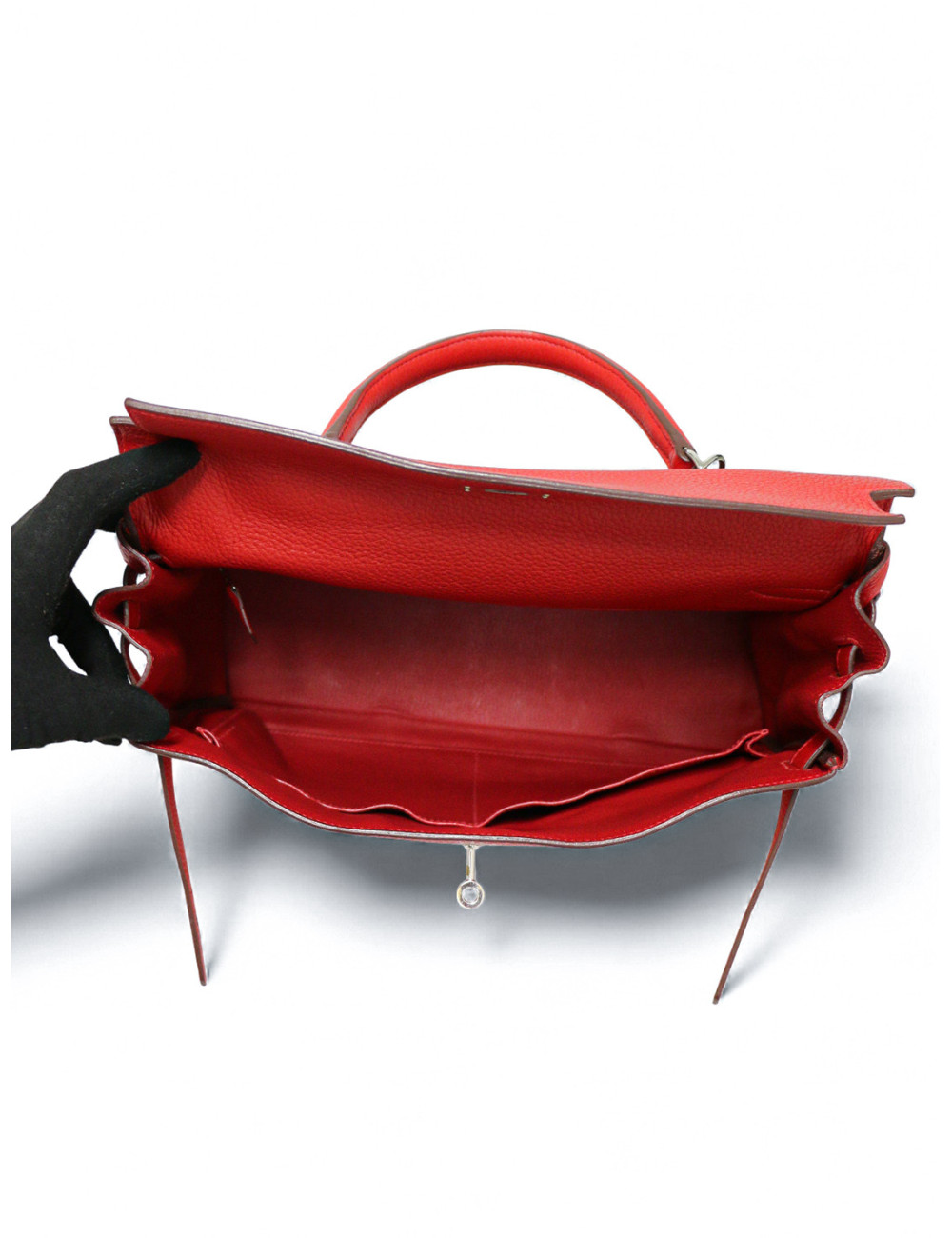 Sac Hermès Kelly 35 rouge casaque