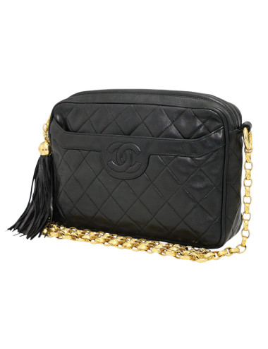 Sac Camera vintage Chanel chaine dorée