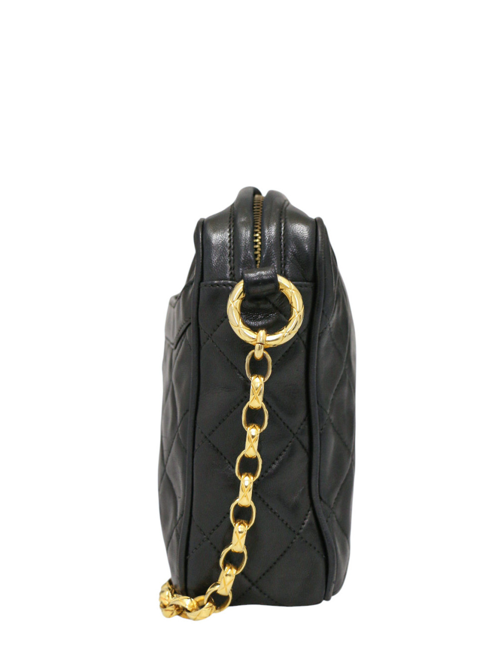 Sac Camera vintage Chanel chaine dorée