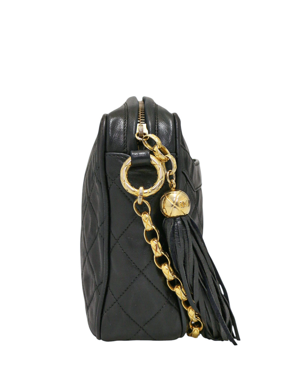 Sac Camera vintage Chanel chaine dorée