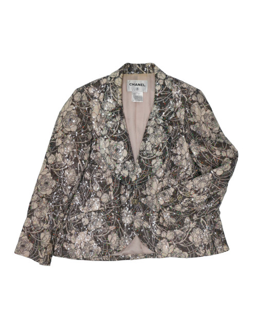 Veste T 50 CHANEL sequins