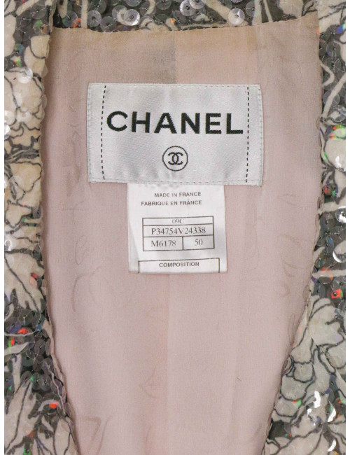 Veste T 50 CHANEL sequins