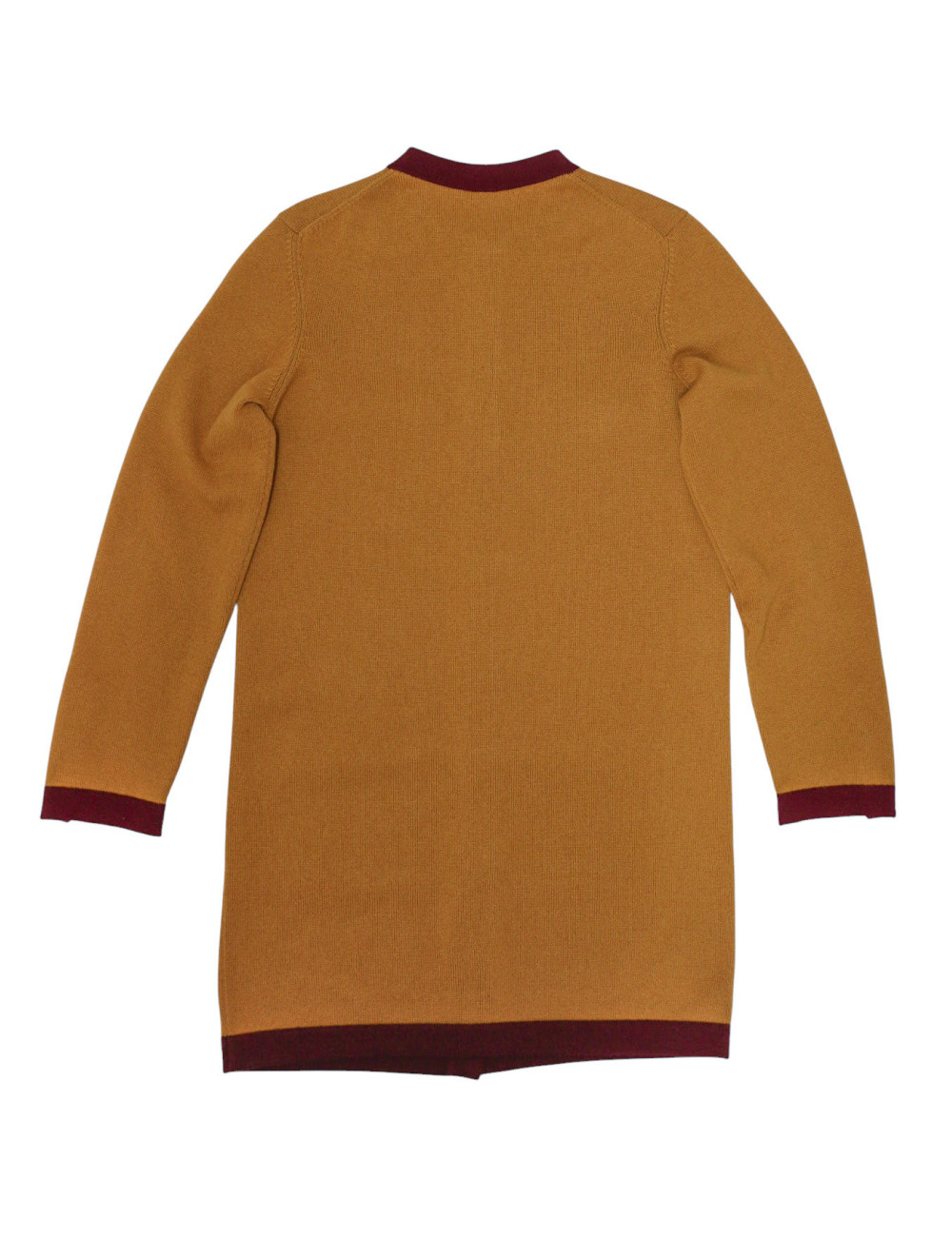 Long gilet CHANEL T 38 cachemire bicolore