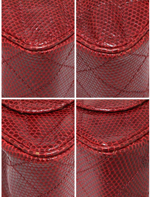 Mini Timeless Chanel lézard rouge