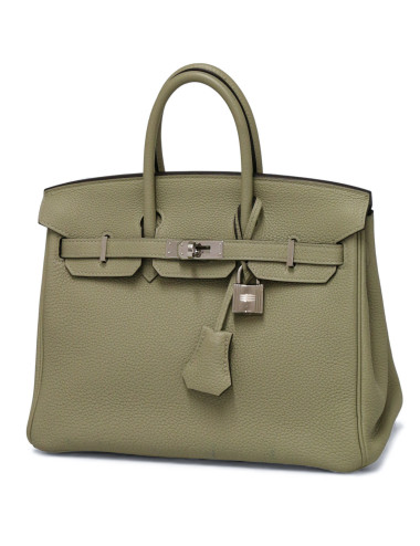 Sac Hermès Birkin 25 togo sauge