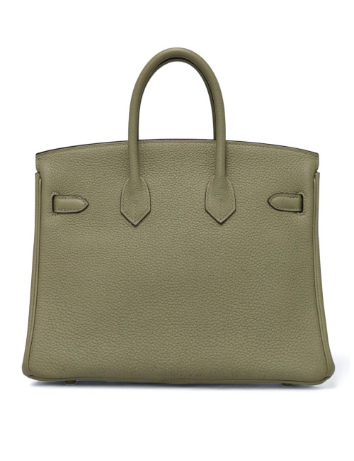 Sac Hermès Birkin 25 togo sauge