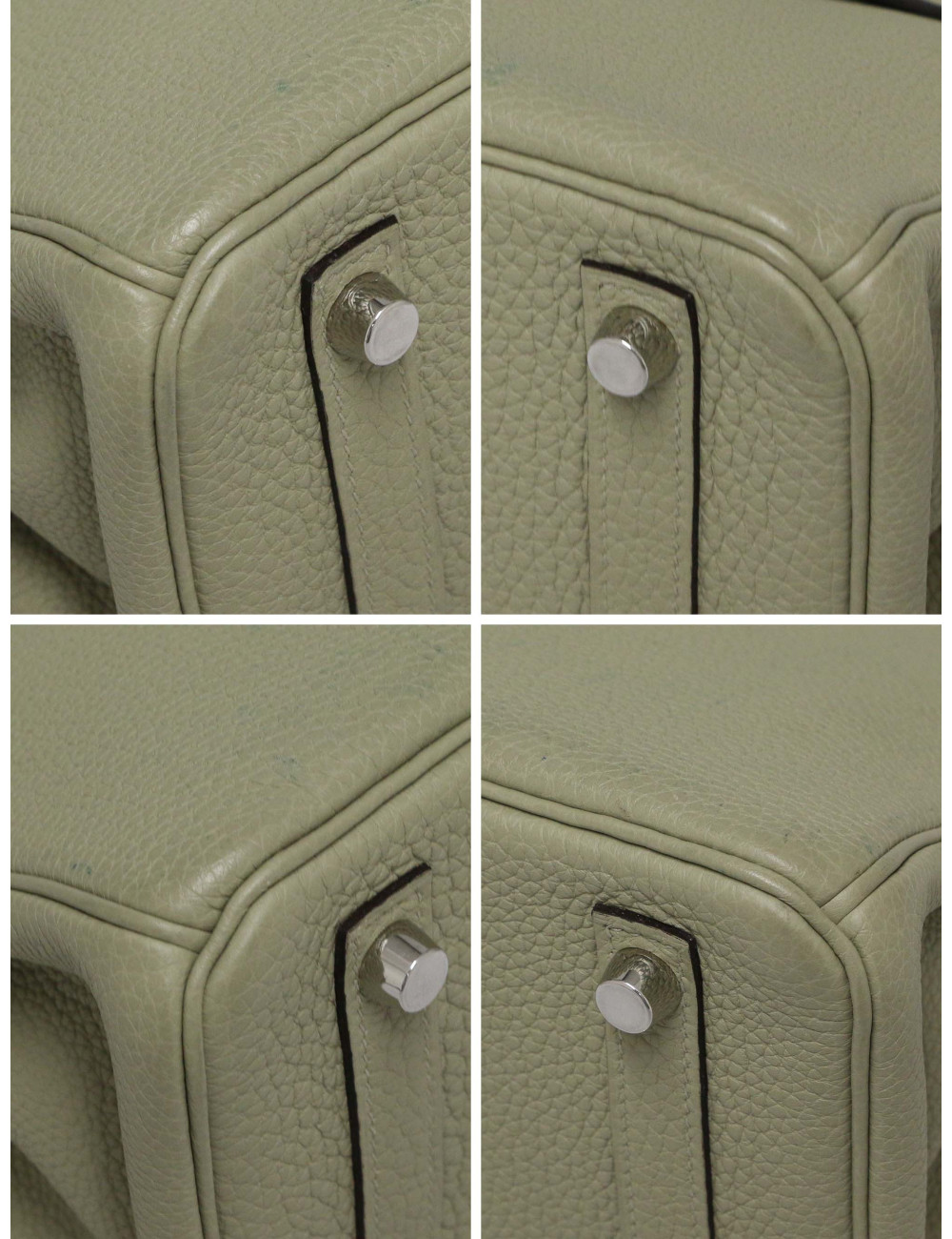 Sac Hermès Birkin 25 togo sauge