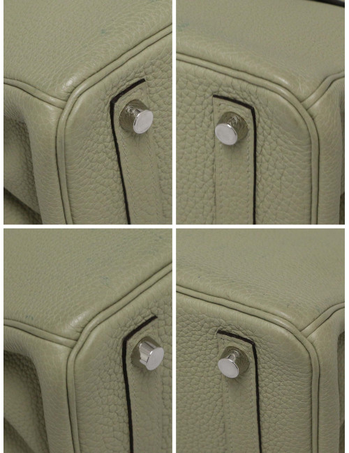 Sac Hermès Birkin 25 togo sauge