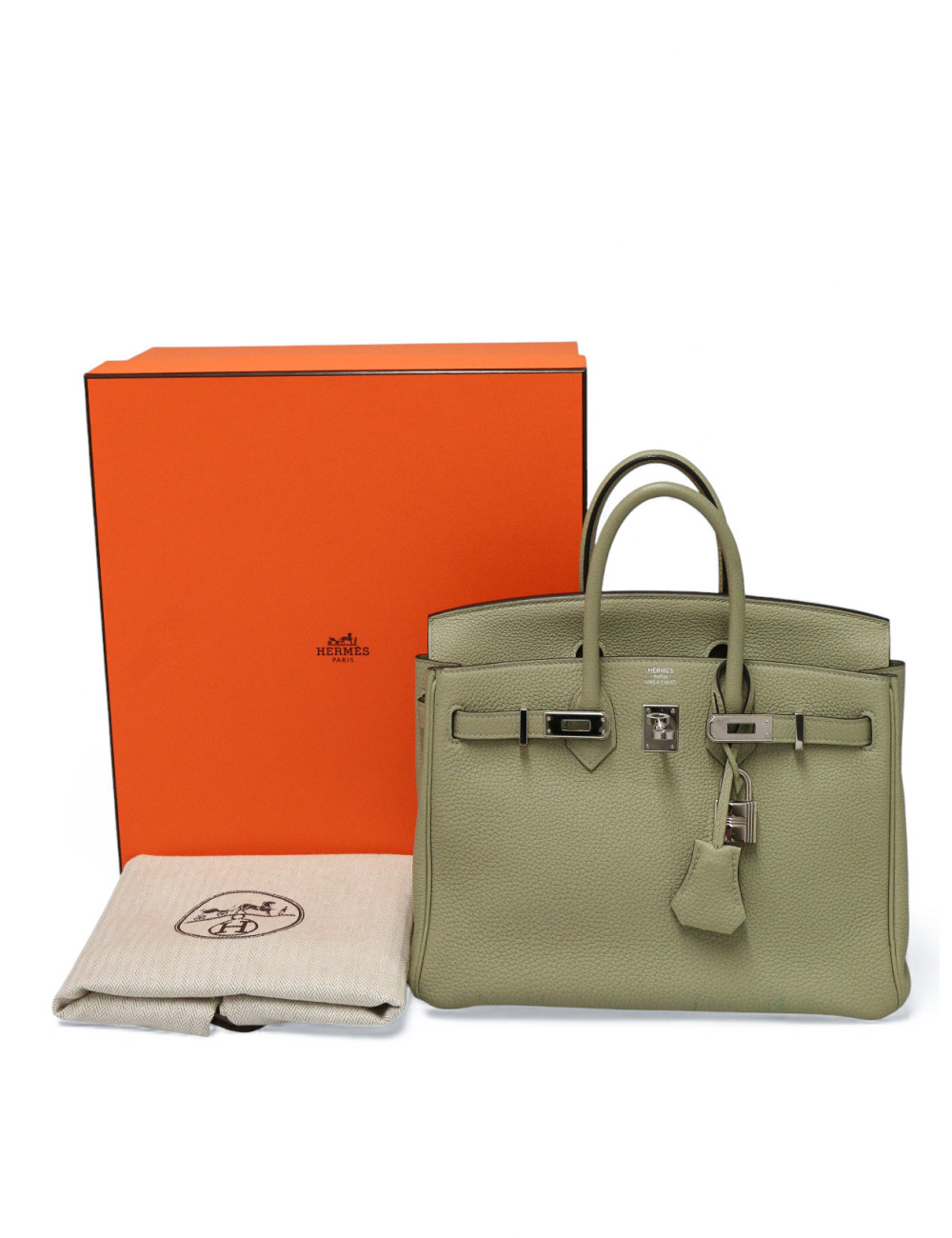 Sac Hermès Birkin 25 sauge