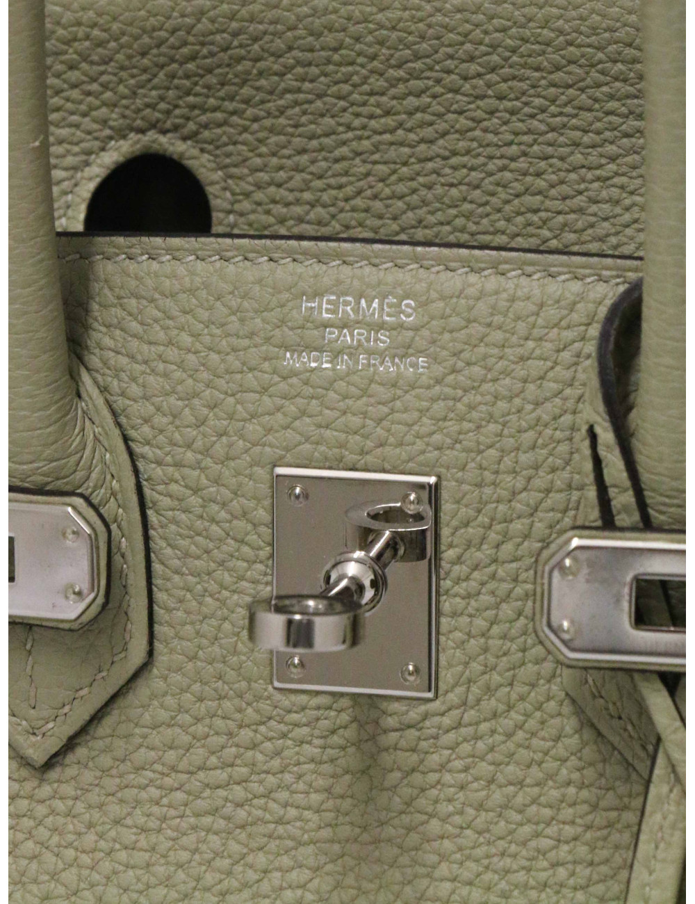 Sac Hermès Birkin 25 togo sauge