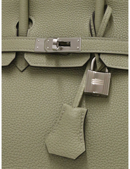Sac Hermès Birkin 25 togo sauge