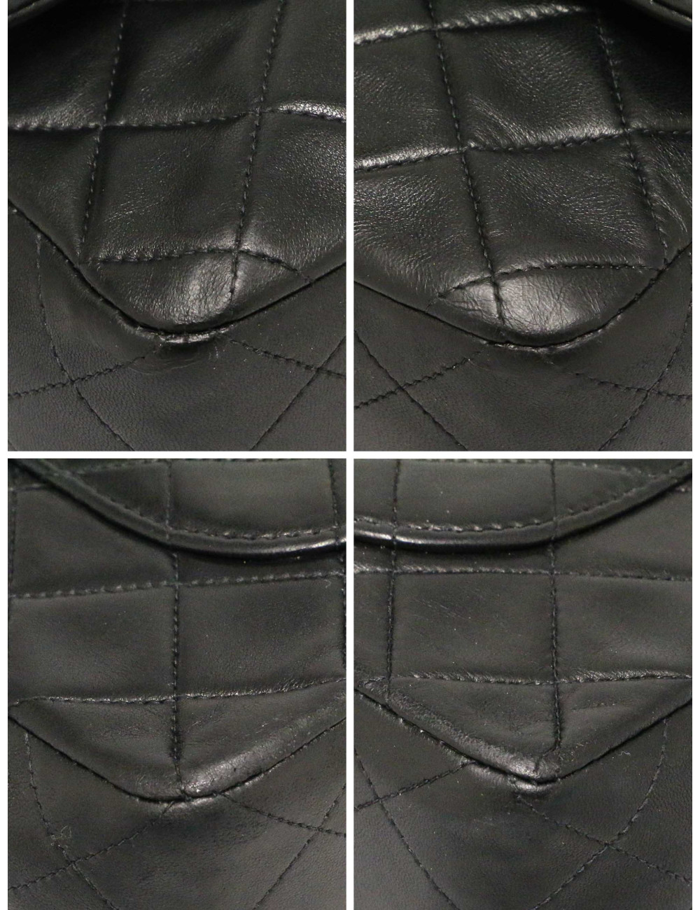 Sac classique Timeless 23 Chanel en cuir d'agneau matelassé noir