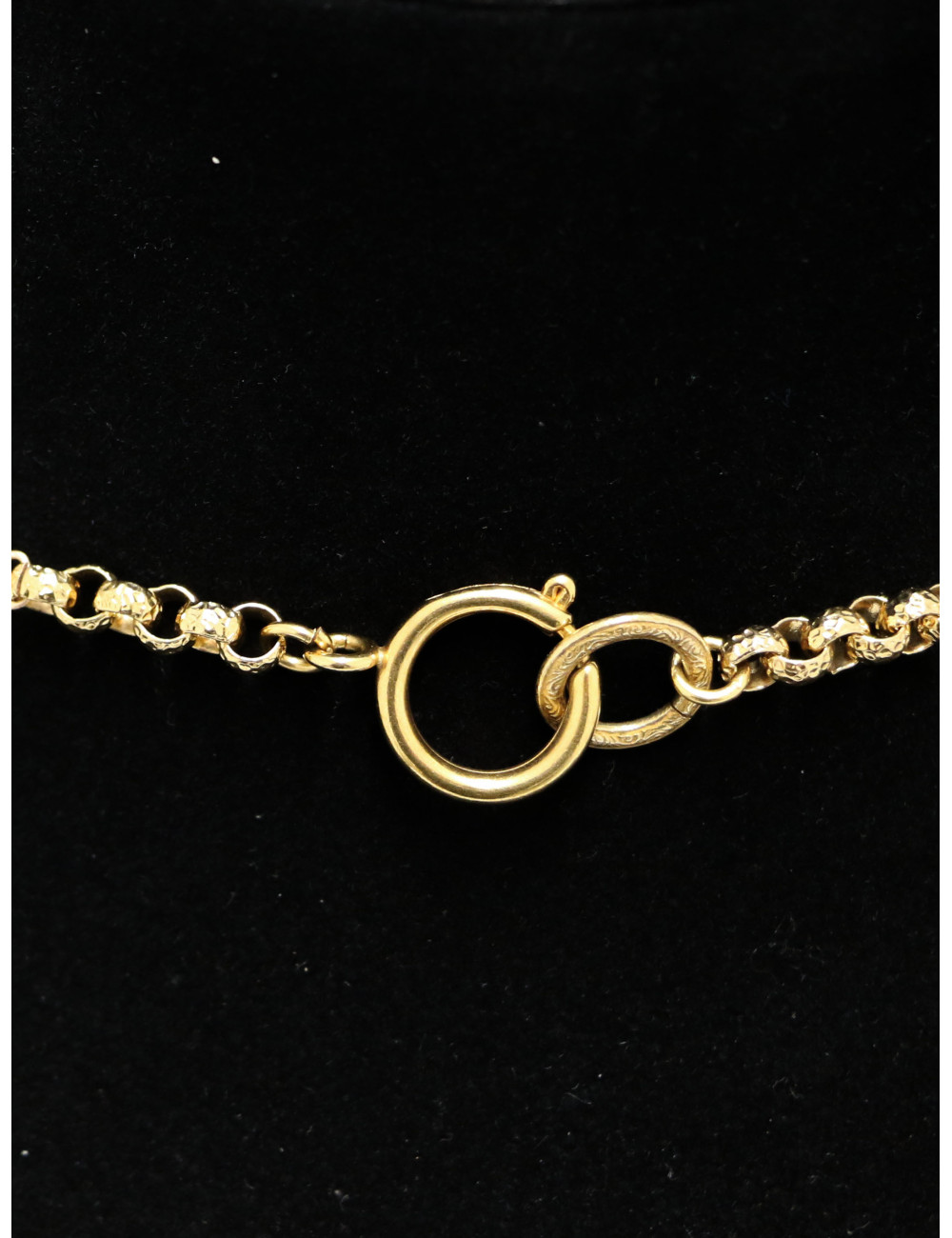 Collier doré CHANEL vintage avec perles