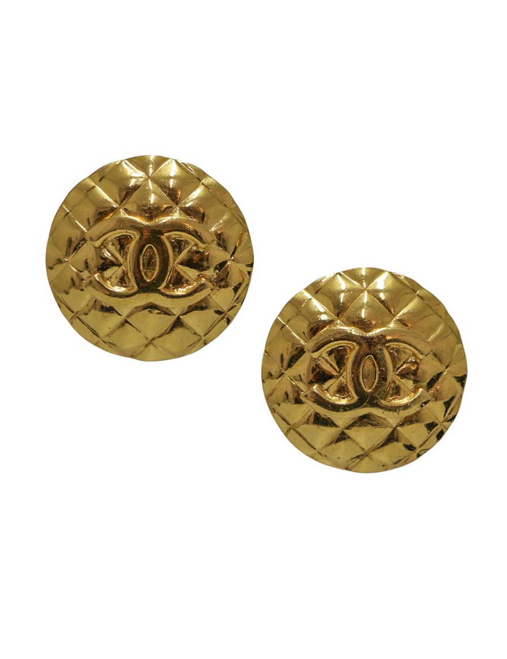 Clips CHANEL matelassés vintage