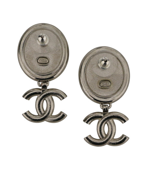 Boucles d'oreilles Chanel étoiles pendantes