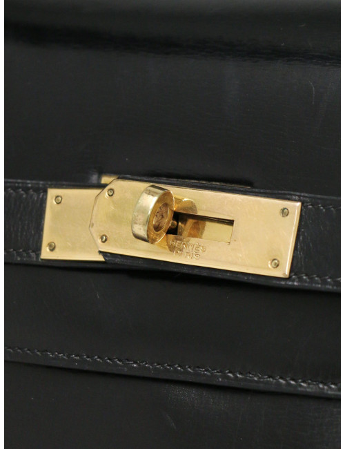 Sac Hermès Kelly 32 vintage noir