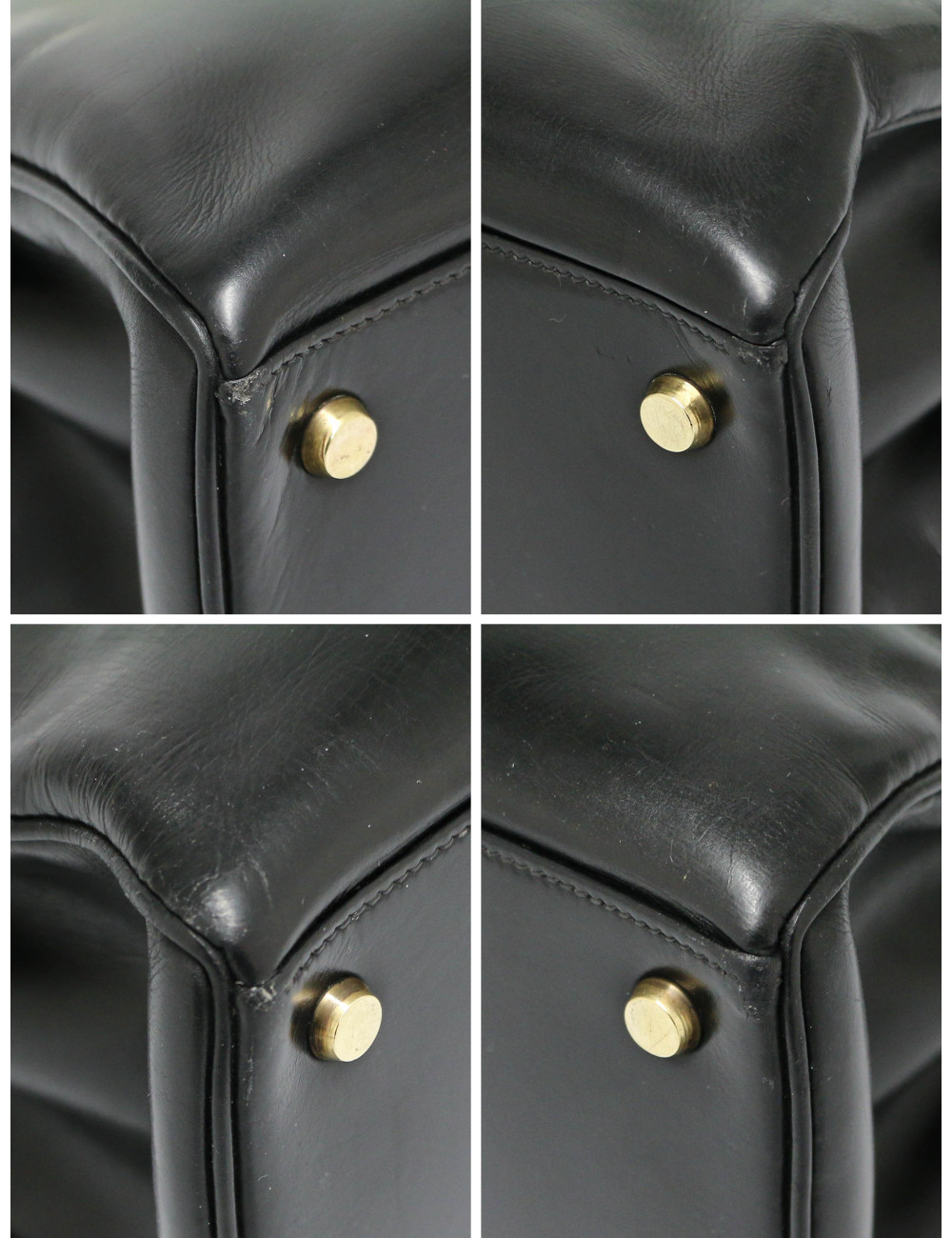 Sac Hermès Kelly 32 vintage noir