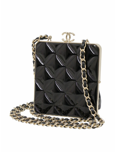 Mini sac Chanel cuir et plexi 2