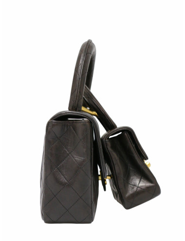 Sac Chanel parent enfant cuir noir 2