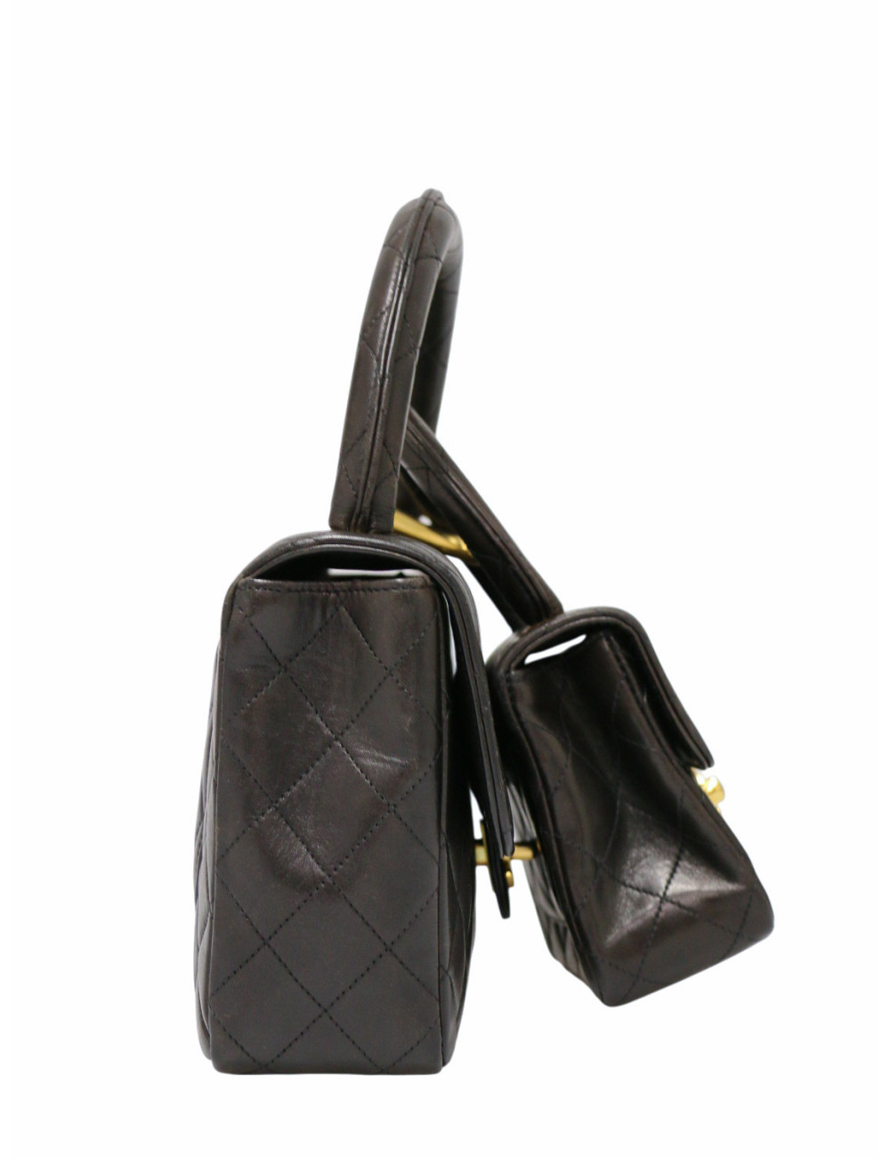 Sac Chanel parent enfant cuir noir