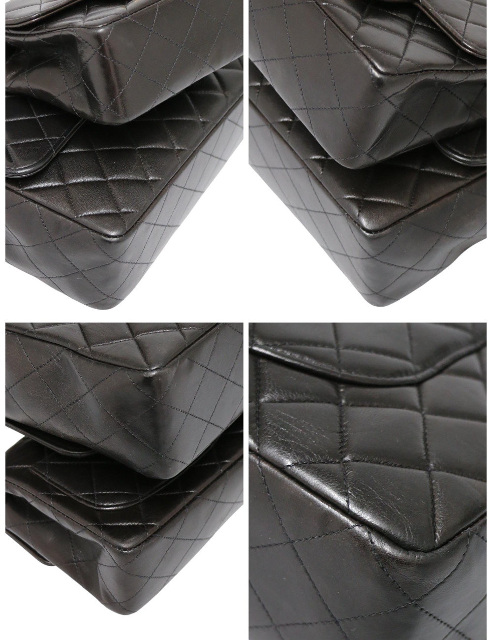 Sac Chanel parent enfant cuir noir