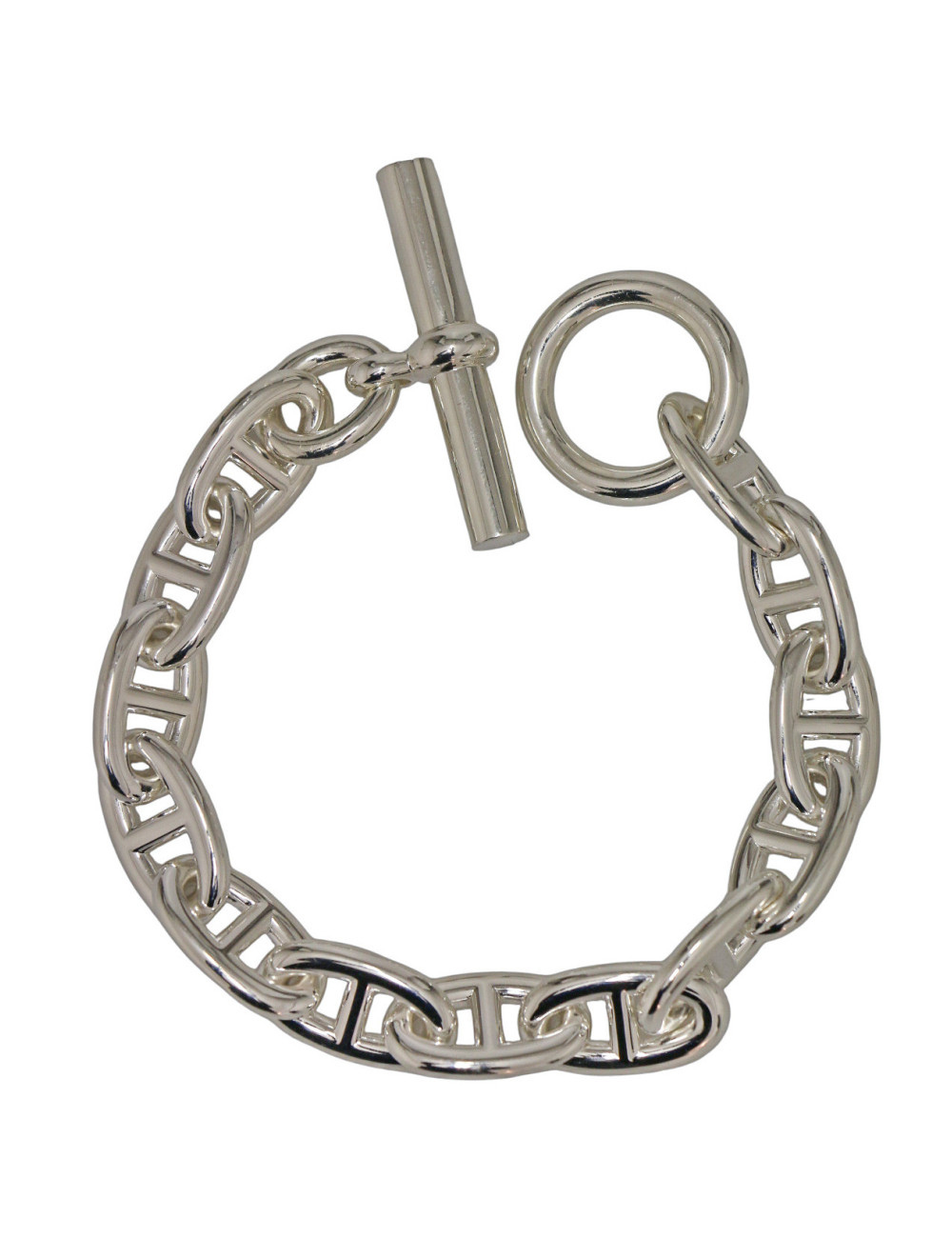 Bracelet Chaîne d'ancre Hermès très grand modèle