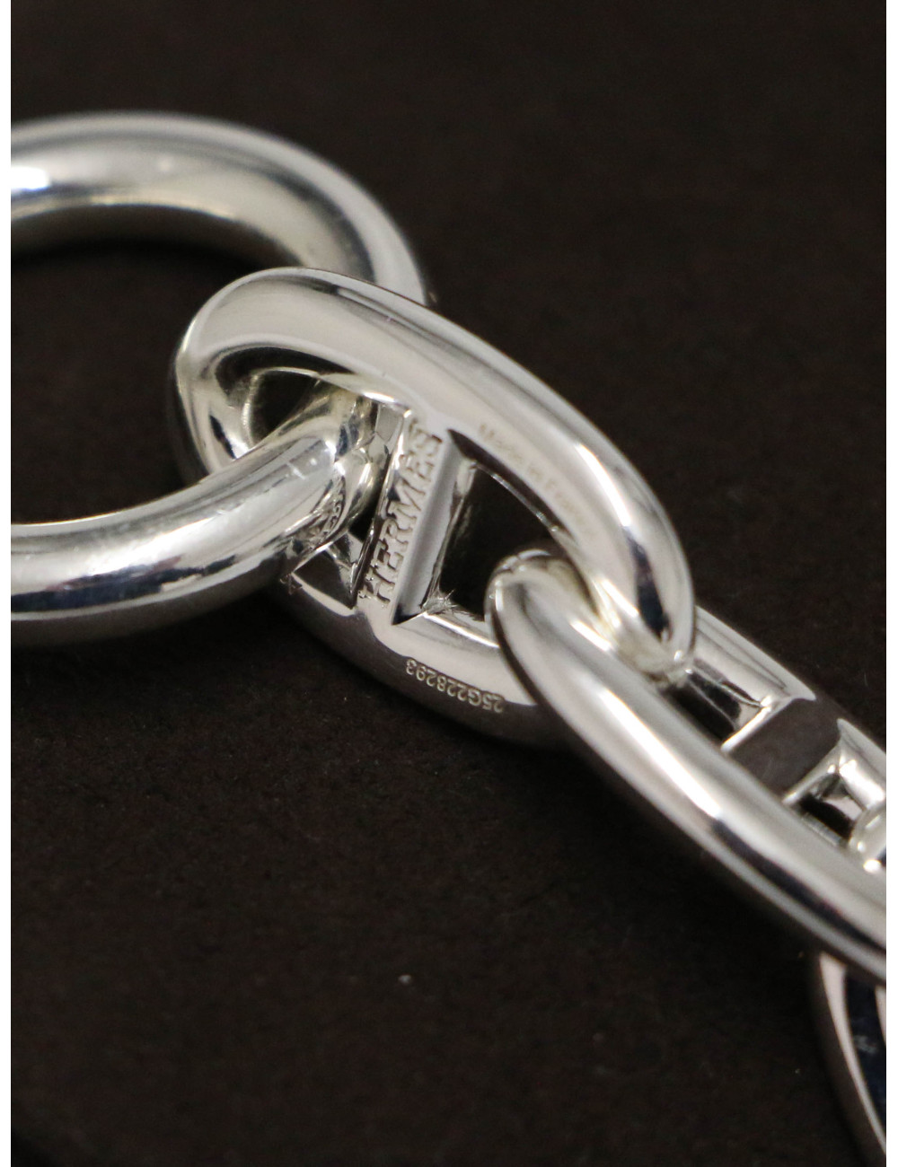 Bracelet Chaîne d'ancre Hermès très grand modèle