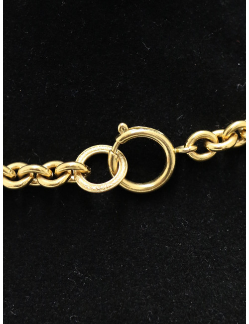 Collier Chanel pendentif coeur CC 1993