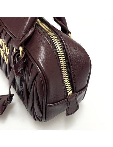 Sac Miu Miu Arcadie bordeaux 2
