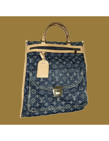 Cabas Louis Vuitton toile denim Baggy