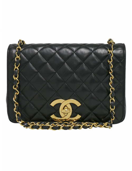 Sac vintage Chanel gros CC noir