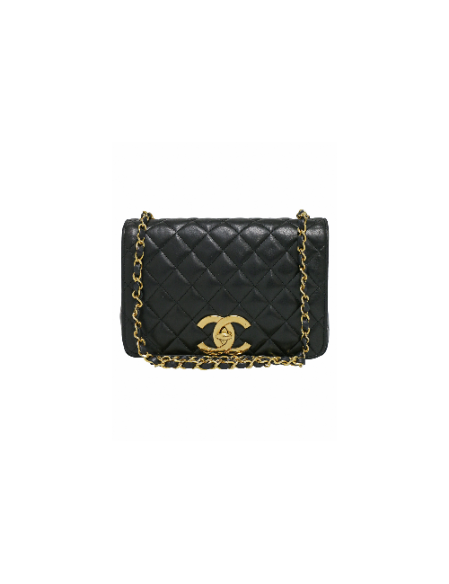Sac vintage Chanel gros CC noir