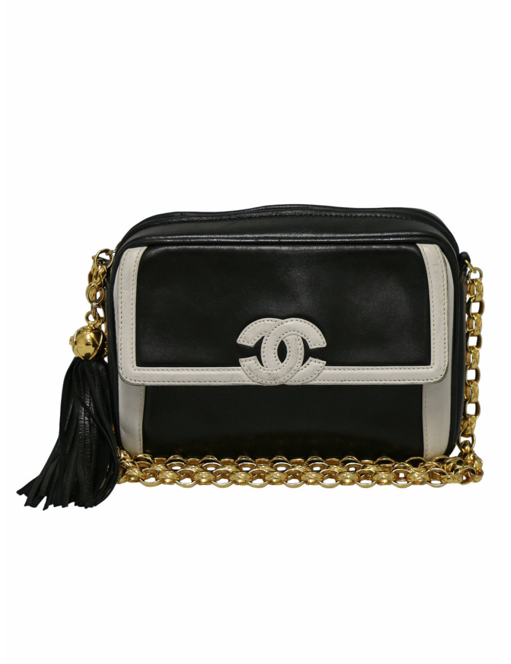 Sac Chanel caméra bicolore
