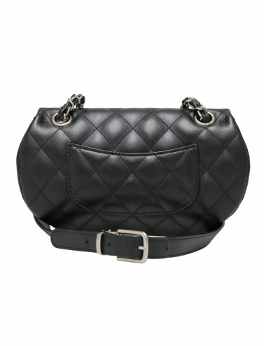 Banane Chanel cuir de veau noir 2
