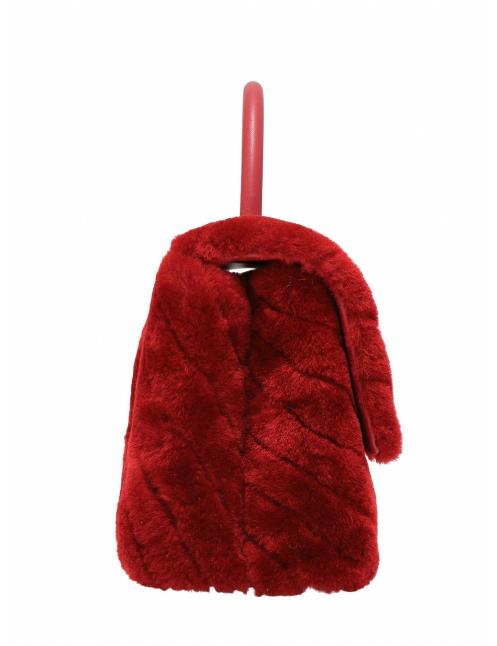 Coco Handle Chanel chevron shearling