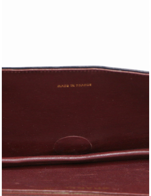 Sac Chanel cuir d'agneau matelassé noir Vintage