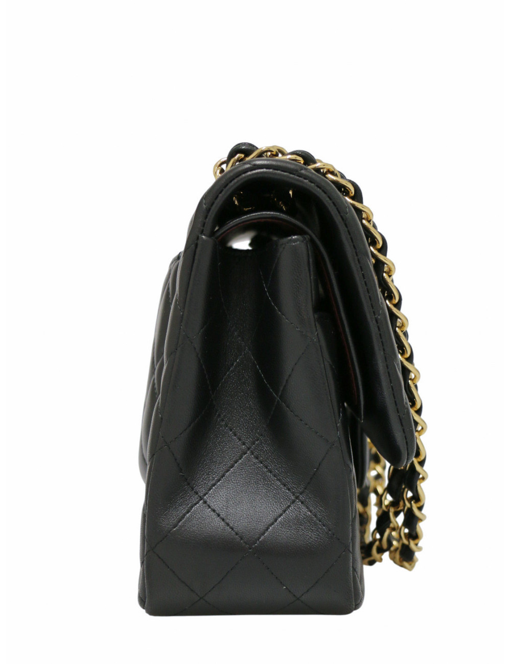 Sac Jumbo Chanel cuir d'agneau noir