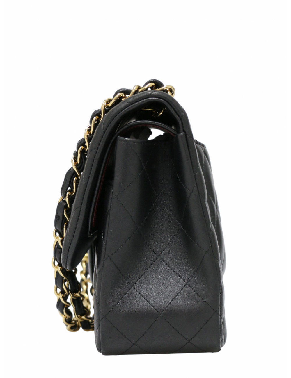 Sac Jumbo Chanel cuir d'agneau noir