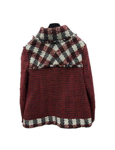 Veste tweed Chanel rouge Automne-Hiver 2016 2